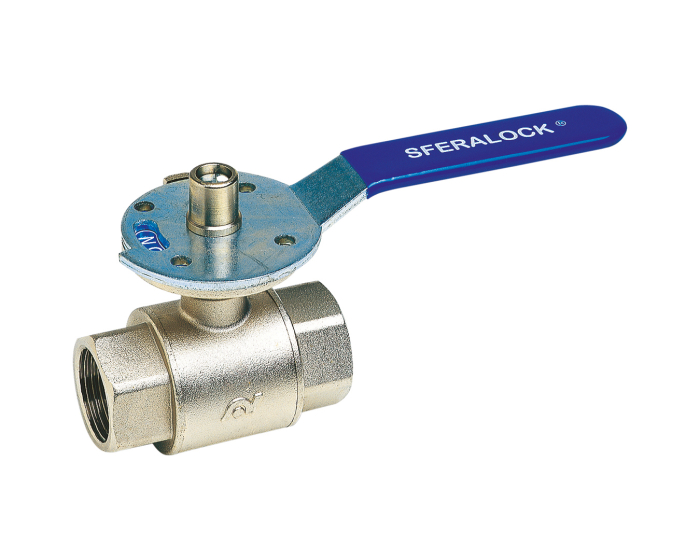 Brass ball valve 557 BSP Sferalock + decompression hole 1/4''